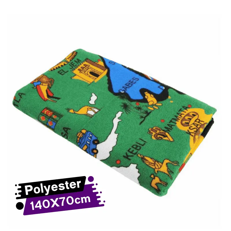 Serviette de Plage en Polyester - 140x70 cm.webp