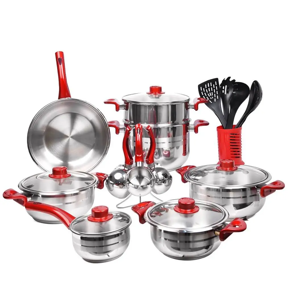 [SRC22GO] Ensemble De Batteries De Cuisine Royal COOK 22 Pièces Inox 18/10