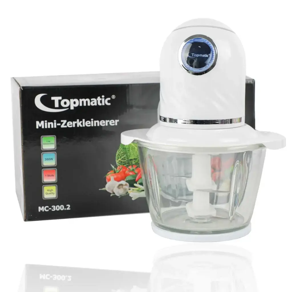 [MC300-1GO] Mini Hachoir TOPMATIC 300W 1L