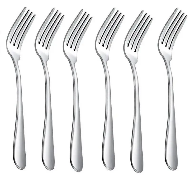 [FT4596-4GO] Pack De 6 Pièces Fourchettes De Dessert Inox Moyenne