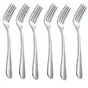 Pack De 6 Pièces Fourchettes De Dessert Inox Moyenne
