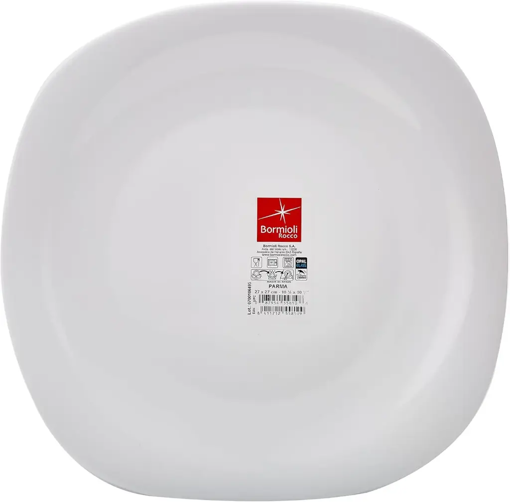 [ACBRP-GO] Assiettes carrée Bormioli Rocco PARMA 27 x 27