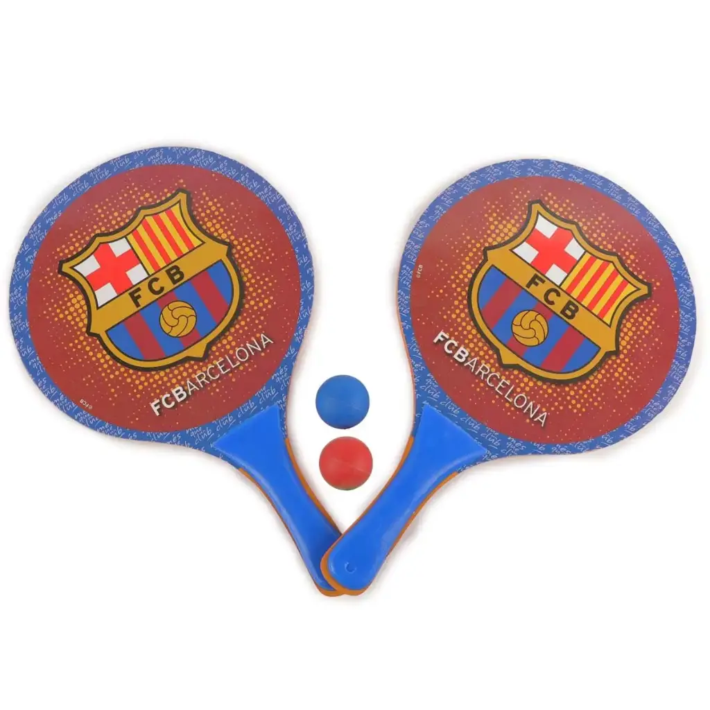 [R2879-2GO] Raquette de Plage en Bois - Barcelone