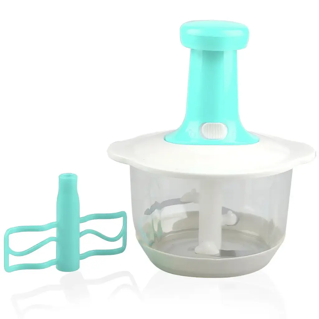 [H4456-3GO-Vert] Hachoir multifonction à pousser à la main 2L-Vert