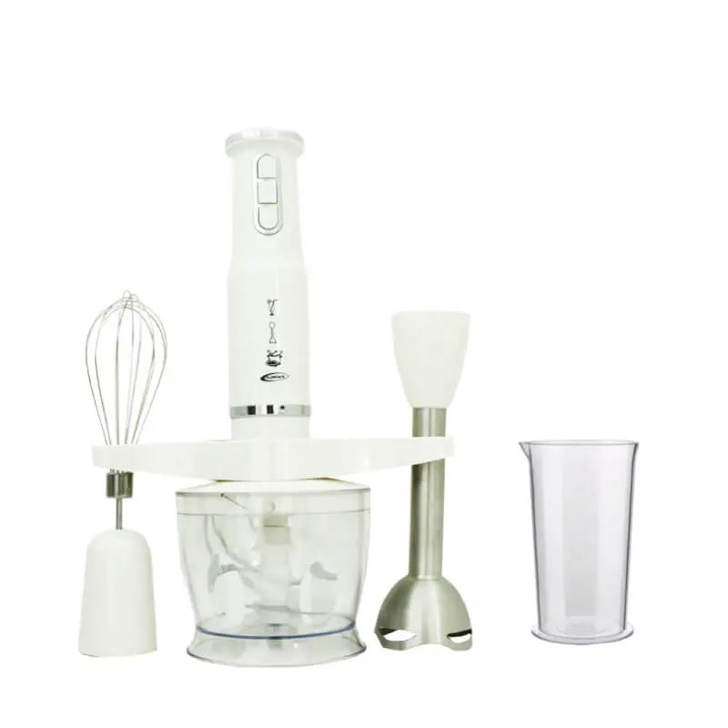 [HK335GO-Blanc] Mixeur Plongeant Multifonctions 3 En 1 FLORENCE  600W 500Ml-Blanc