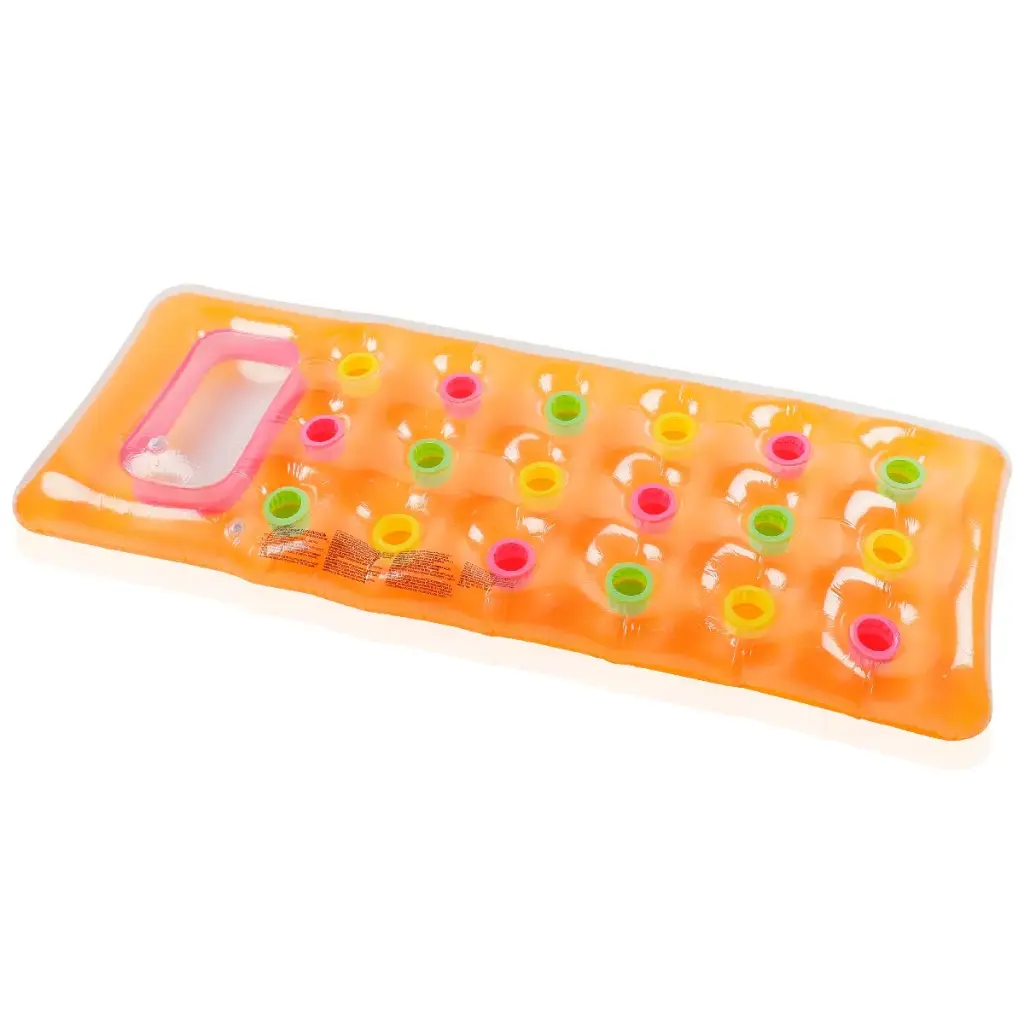 [MP4385-1GO-Orange] SAINTEVE Matelas de Plage Gonflable -183 x 69 cm-Orange