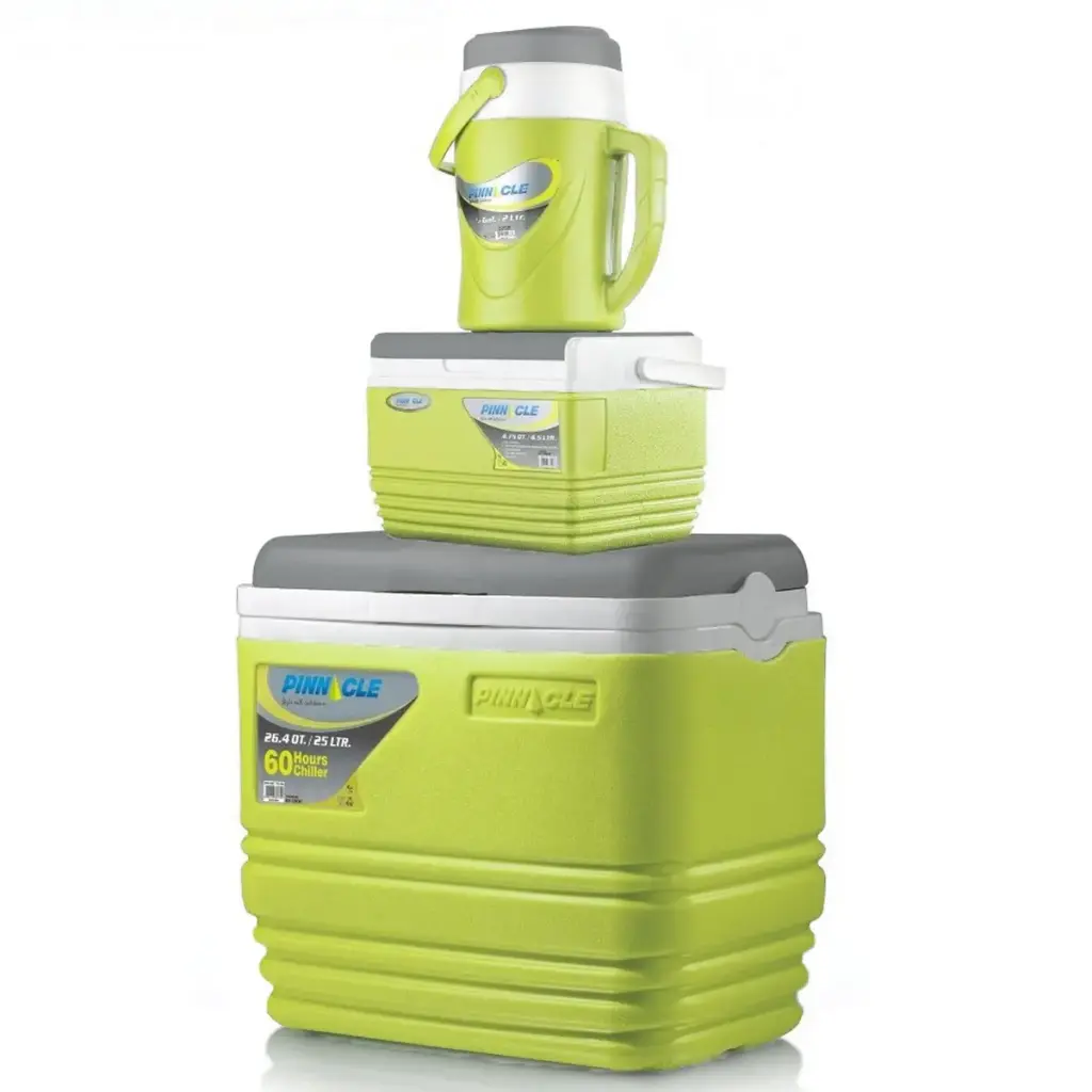[PIC4GO-Vert] PINNACLE Pack de 3 Glacières isolé Portable - BPA Free - 32L/4.5L/2.5L-Vert