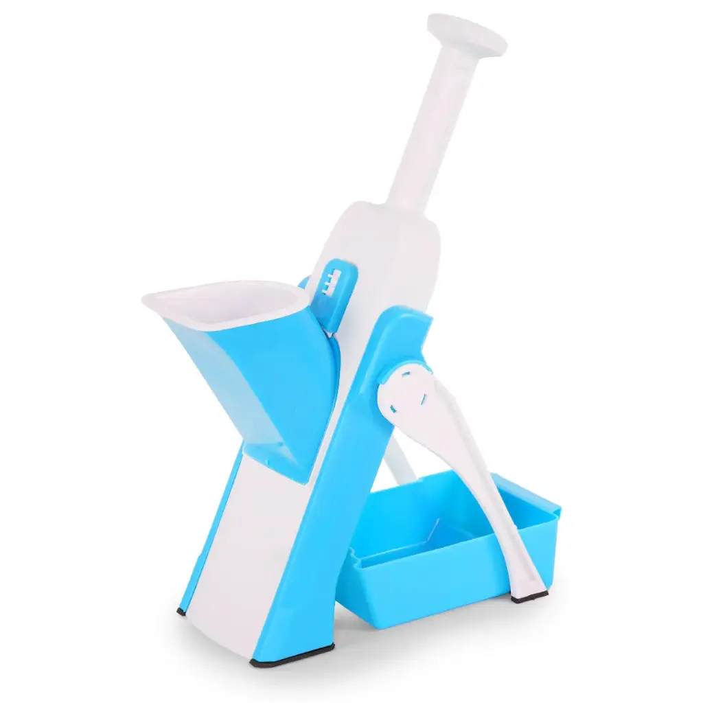 [SM2354GO-Bleu] Trancheuse à Mandoline Manuel Multifonctions-Bleu