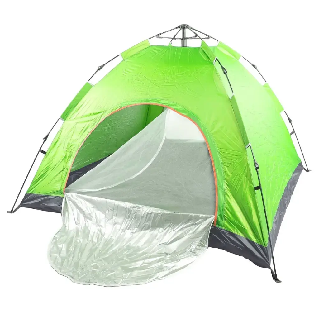[T2876-8GO-Vert Pistache] Tente Automatique Pour Plage Et Camping 200 X 200 X 135 Cm 4 Places-Vert Pistache
