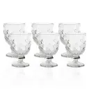 Coffret de 6 Coupes en Verre Azur Glass TULIP  22 cl