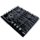 Plaque De Cuisson 4 Feux À Gaz  Avec Fonte FLORENCE 59 X 50 Cm