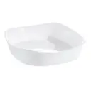 Plat Carré Smart Cuisine CARINE Blanc-LUMINARC  20x20 Cm 1L