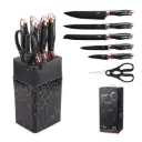 Ensemble De Couteaux De Cuisine Avec Support BOBSSEN 7 Pièces-Motif 4