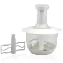 Hachoir multifonction à pousser à la main 2L-Gris